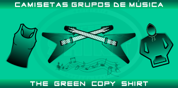 Personalización de camisetas para GRUPOS MÚSICA en Madrid. Crea tu camiseta personalizada con fotos, imágenes y texto para BANDAS en España